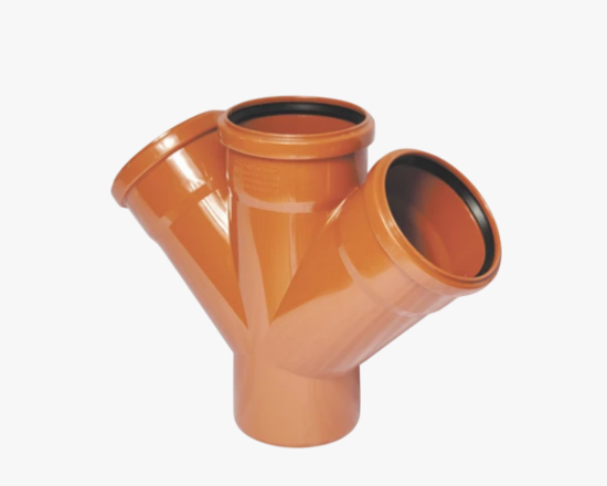 სურათი 36550 RTP ერთსაფეხურიანი ჯვარი გარე კანალიზაციისთვის Y 110/110/110/45 ნარინჯისფერი