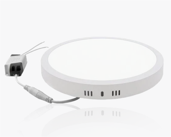 სურათი მრგვალი ზედაპირის პანელი 18W-6K