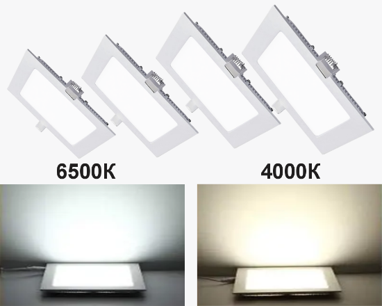 სურათი ოთკუთხედი ჩაღრმავებული პანელი 18w-6k