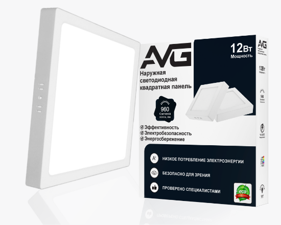 სურათი ოთკუთხედი ზედაპირის პანელი 12w-4k