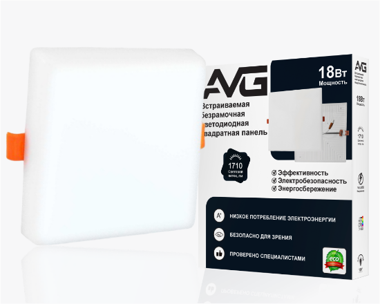 სურათი ჩარჩოს გარეშე ოთკუთხედი პანელის ნათურა18W-4K (47)