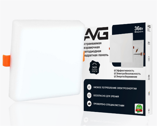 სურათი ჩარჩოს გარეშე ოთკუთხედი პანელის ნათურა 36W-6K (57)