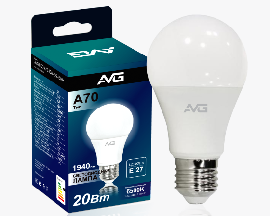 სურათი AVG ნათურა 760-20w-E27-6K