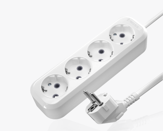 სურათი MGP-152 დამაგრძელებელი 2 მ კაბელით, 4 ბლოკი, დამიწებით