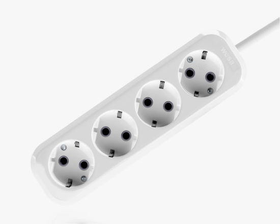 სურათი MGP-152 დამაგრძელებელი 2 მ კაბელით, 4 ბლოკი, დამიწებით