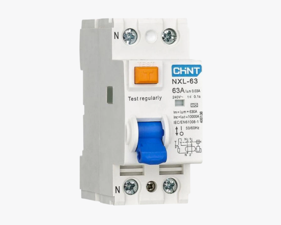 სურათი 328260 ნარჩენი დენის ამომრთველი (RCCB) NXL-63 1P+N 63A 100mA AC 6kA