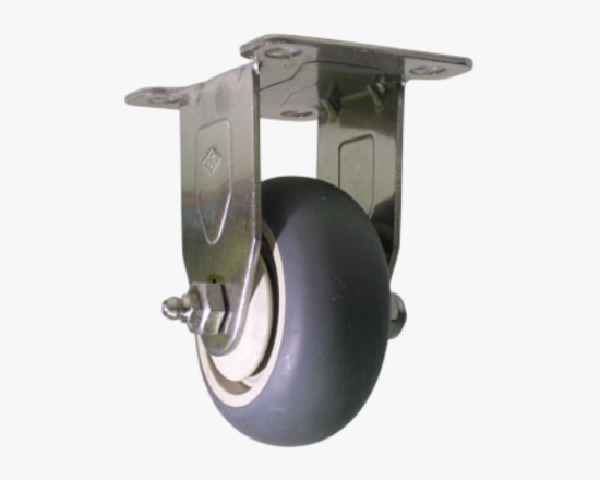 სურათი 93N-85R-RB 3.5' სამრეწველო ხისტი რეზინის ბორბალი