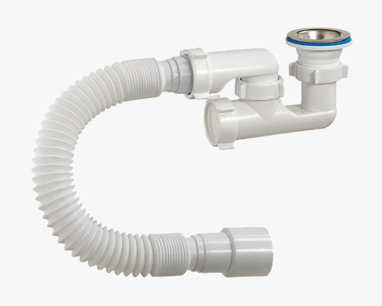 სურათი A-82589 Orio სიფონი შხაპის უჯრისთვის 1 1/2"х40, მოქნილი მილით 40-40/50