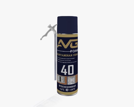 სურათი AVG 40 სამონტაჟო ქაფი 500მლ