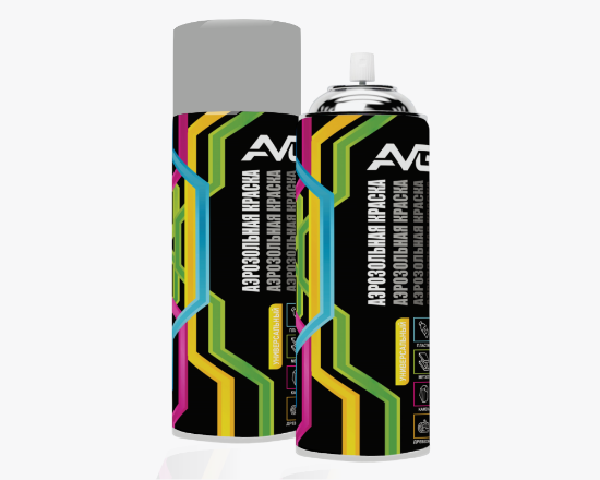 სურათი AVG Spray paint RAL 9006 Aluminum white 380g