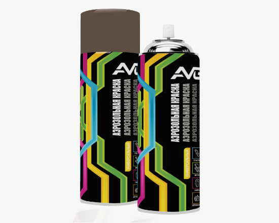 სურათი AVG Spray paint RAL 8028 Brown 380g 