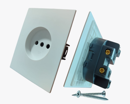 სურათი CC-PJ-07 2P socket white