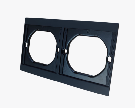 სურათი CC-EN-48 2-gang frame black