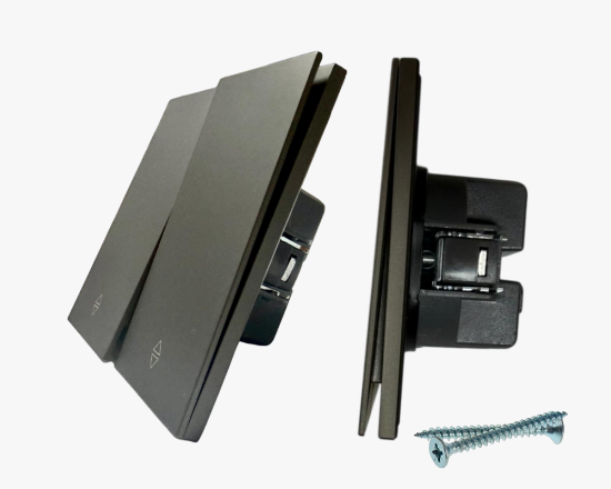 სურათი CC-EN-05 2-gang reverse-switch grey