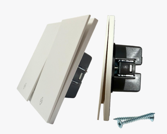 სურათი CC-EN-02 2-gang switch white