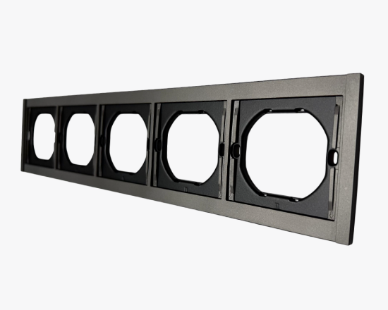 სურათი CC-TR-51 5-gang frame grey