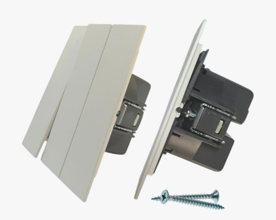 სურათი CC-PJ-17 3-gang switch white