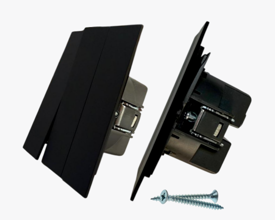 სურათი CC-PJ-17 3-gang switch black