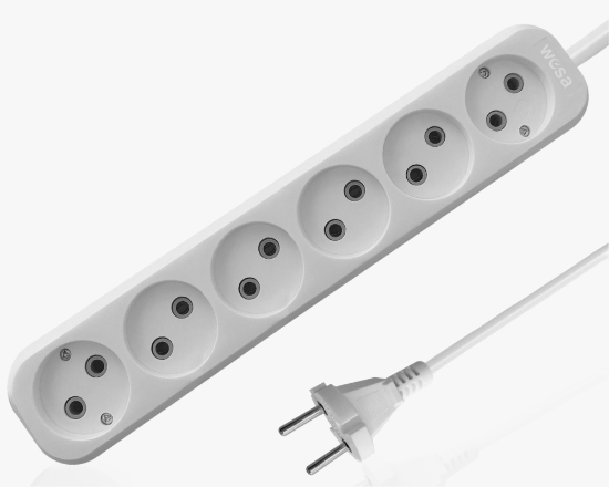 სურათი MGP-188 Extension socket with 10m wire 6-gang without grounding
