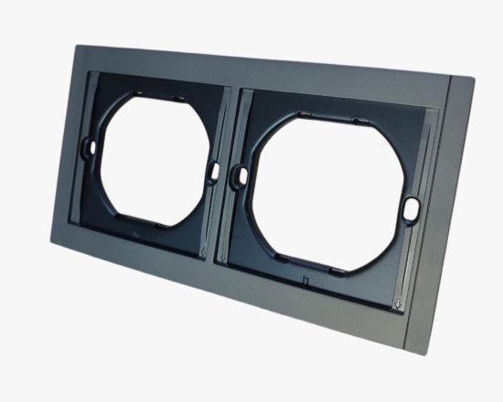 სურათი CL-48 2-gang frame grey
