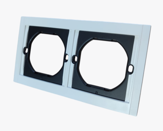 სურათი CL-48 2-gang frame white