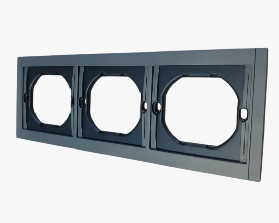 სურათი CL-49 3-gang frame grey